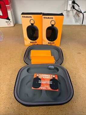 Skullcandy Kilo Speaker 2 pack Bundle w/ Case NEW